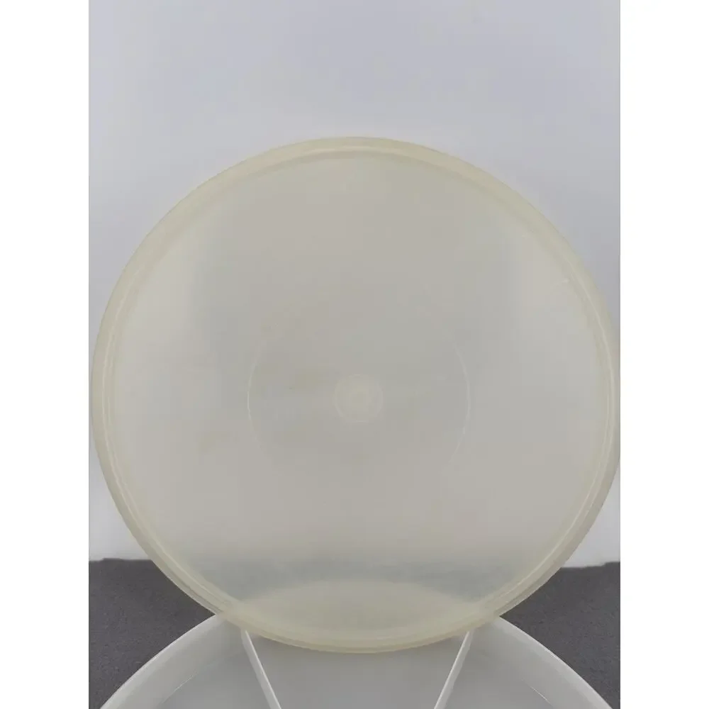 Vintage Tupperware Divided Party Relish Serving Tray Lid Party Susan #405